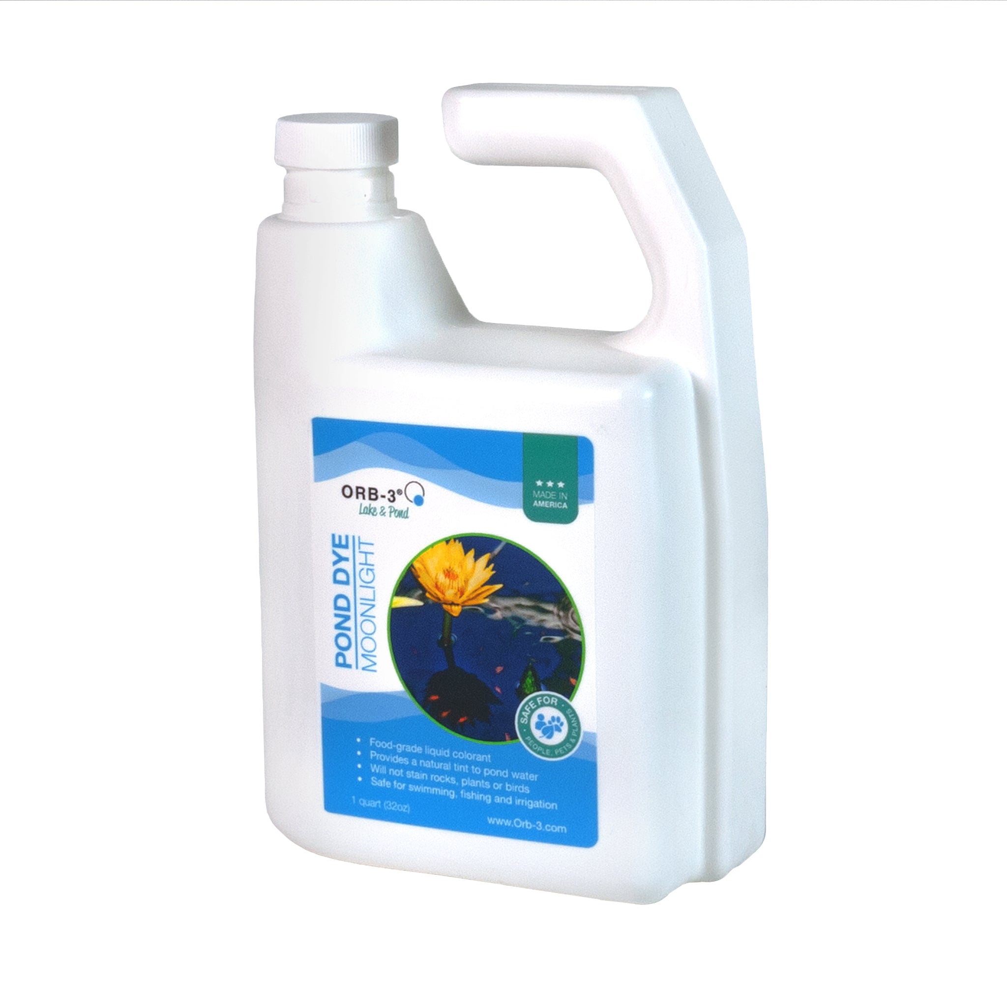 Orb-3 Liquid Pond Dye, Blue-Black, 1-Quart P705-030-1Q